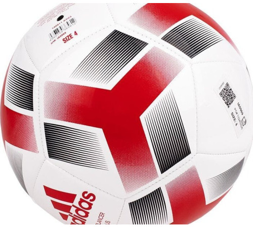 М'яч для футболу Adidas Starlancer Plus біло-червоний IA0969 3 М'яч для футболу Adidas Starlancer Plus біло-червоний IA0969 3