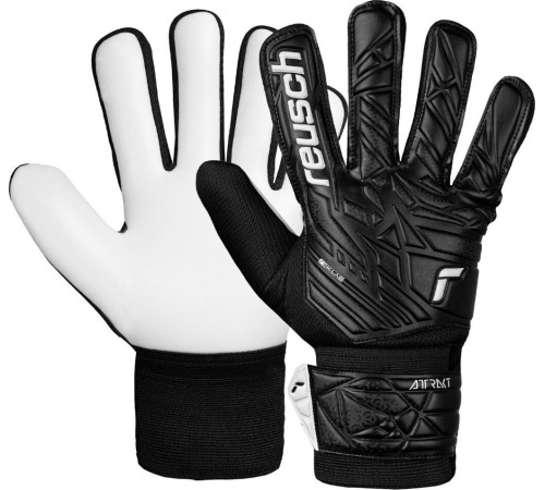 Рукавички воротарські Reusch Attrakt Starter Solid Junior 5572514 7700 р.6,5, чорні Рукавички воротарські Reusch Attrakt Starter Solid Junior 5572514 7700 р.6,5, чорні