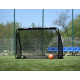 Ворота футбольні YakimaSport GIZA 180 x 120 см, чорні