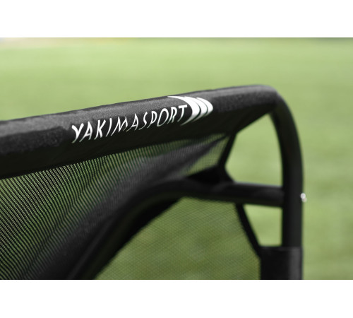 Ворота футбольні YakimaSport GIZA 180 x 120 см, чорні Ворота футбольні YakimaSport GIZA 180 x 120 см, чорні