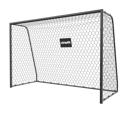 Ворота футбольні VIRTUFIT PREMIUM HEAVY DUTY 300 x 120 х 200 см, чорні