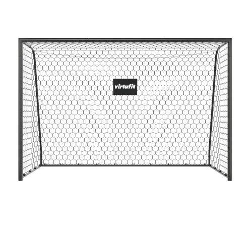 Ворота футбольні VIRTUFIT PREMIUM HEAVY DUTY 300 x 120 х 200 см, чорні
