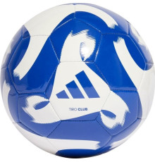 М'яч футбольний Adidas Tiro Club HZ4168 розмір 3, біло-синій