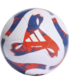 М'яч для футболу Adidas Tiro League TSBE біло-синьо-червоний HT2422 4