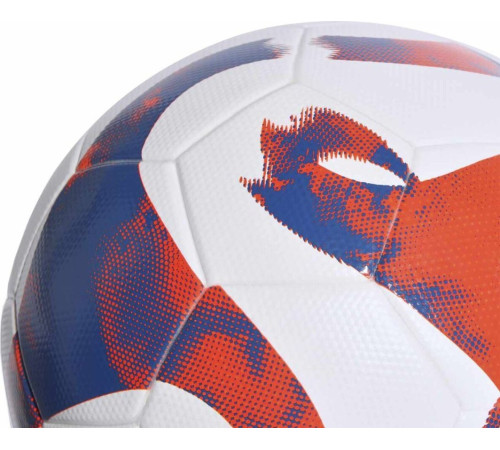 М'яч футбольний Adidas Tiro League TSBE HT2422 розмір 4, біло-синій М'яч футбольний Adidas Tiro League TSBE HT2422 розмір 4, біло-синій
