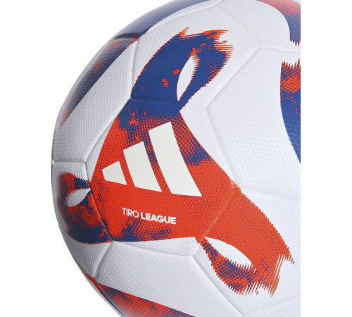М'яч футбольний Adidas Tiro League TSBE HT2422 розмір 4, біло-синій М'яч футбольний Adidas Tiro League TSBE HT2422 розмір 4, біло-синій