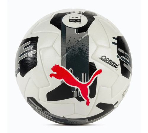 М'яч футбольний Puma Orbita 2 TB (FIFA Quality Pro) розмір 5, біло-чорний