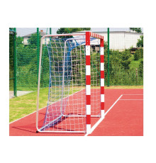 Ворота футбольні Yakimasport BR0002 300 x 200 см, біло-червоні