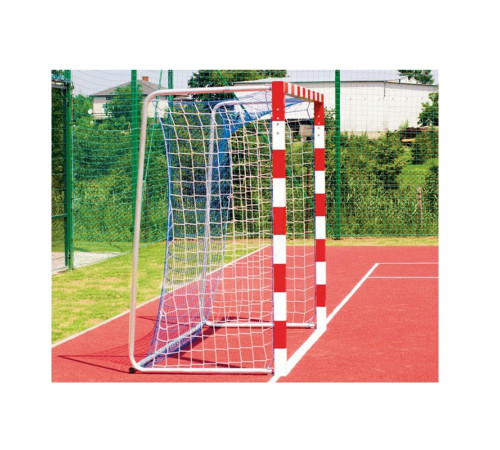 Ворота футбольні Yakimasport BR0002 300 x 200 см, біло-червоні