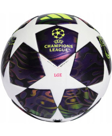 Футбольний м'яч Adidas UCL League BOX 2026 Budapest розмір 5, біло-фіолетовий
