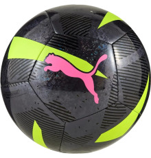 М'яч футбольний Puma CAGE ball чорний 5, чорно-зелений
