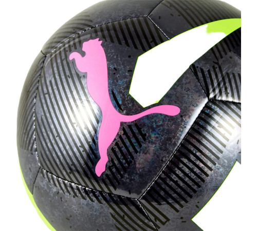 М'яч футбольний Puma CAGE ball чорний 5, чорно-зелений
