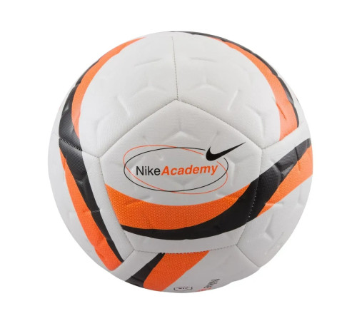 М'яч футбольний Nike Academy розмір 5, біло-оранжевий