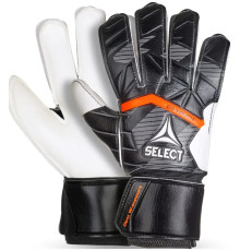 Рукавички воротарські дитячі Select GOALKEEPER GLOVES 03 YOUTH v25 розмір 7 (17 см), чорно-білі
