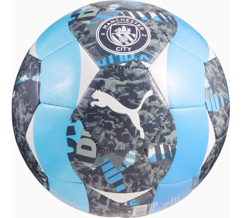 М'яч футбольний Puma MCFC Prematch Ball розмір 5, синій