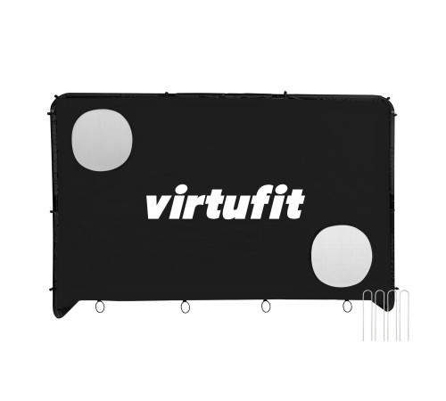 VIRTUFIT BRAMKA PIŁKARSKA PRO Z PŁACHTĄ DO STRZELANIA 220 X 170 CM