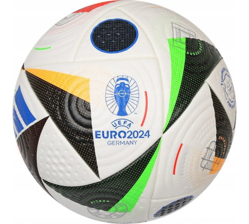 М'яч Adidas Euro24 Pro футбольний IQ3682 білий М'яч Adidas Euro24 Pro футбольний IQ3682 білий