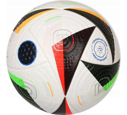 М'яч футбольний Adidas Euro24 Pro IQ3682 розмір 5, біло-чорний