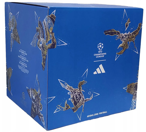 Футбольний м'яч Adidas UCL League BOX 2025 розмір 5, біло-синій