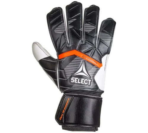 Рукавички воротарські дитячі Select GOALKEEPER GLOVES 03 YOUTH v25 розмір 6 (16,5 см), чорно-білі