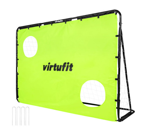 VIRTUFIT BRAMKA PIŁKARSKA Z PŁACHTĄ DO STRZELANIA 215 X 150 CM