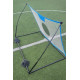 Сітка тренувальна для футболу Yakimasport Orlik Rebounder 150 х 100 см, біло-синя