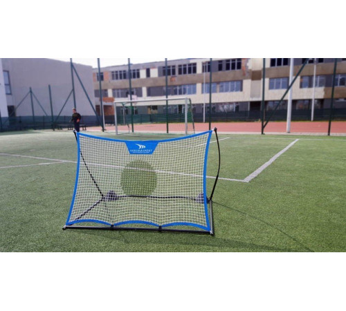Сітка тренувальна для футболу Yakimasport Orlik Rebounder 150 х 100 см, біло-синя Сітка тренувальна для футболу Yakimasport Orlik Rebounder 150 х 100 см, біло-синя