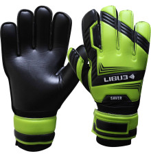 Рукавички воротарські Ligue Saver р. 6, чорно-зелені
