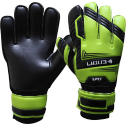 Рукавички воротарські Ligue Saver р. 6, чорно-зелені