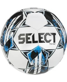 М'яч футбольний Select TEAM FIFA v23, розмір 5, біло-синій