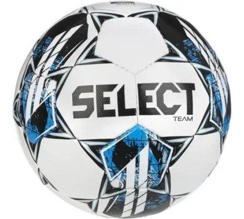 М'яч футбольний Select TEAM FIFA v23, розмір 5, біло-синій