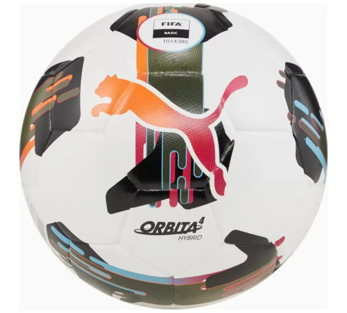М'яч футбольний Puma Orbita 4 HYB (FIFA Basic) S4 розмір 4, різнокольоровий