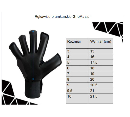 Рукавички воротарські Yakimasport GripMaster р. 8, чорно-зелений Рукавички воротарські Yakimasport GripMaster р. 8, чорно-зелений