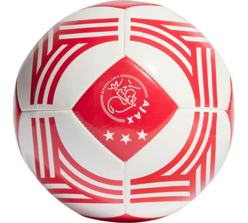 М'яч футбольний Adidas Ajax Amsterdam Home Club IP7027 розмір 5, червоно-білий М'яч футбольний Adidas Ajax Amsterdam Home Club IP7027 розмір 5, червоно-білий