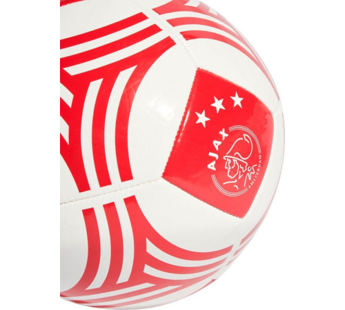 М'яч футбольний Adidas Ajax Amsterdam Home Club IP7027 розмір 5, червоно-білий М'яч футбольний Adidas Ajax Amsterdam Home Club IP7027 розмір 5, червоно-білий