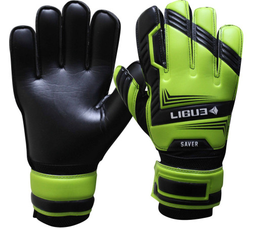 Рукавички воротарські Ligue Saver р. 7, чорно-зелені