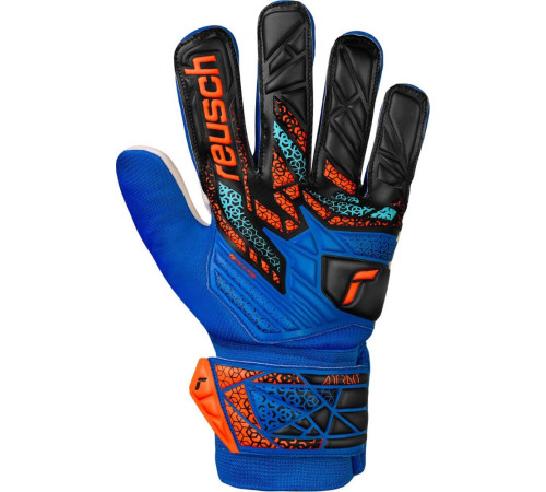 Рукавички воротарські Reusch Attrakt Starter Solid Junior 5572514 4467 р.5,5, синьо-чорні Рукавички воротарські Reusch Attrakt Starter Solid Junior 5572514 4467 р.5,5, синьо-чорні
