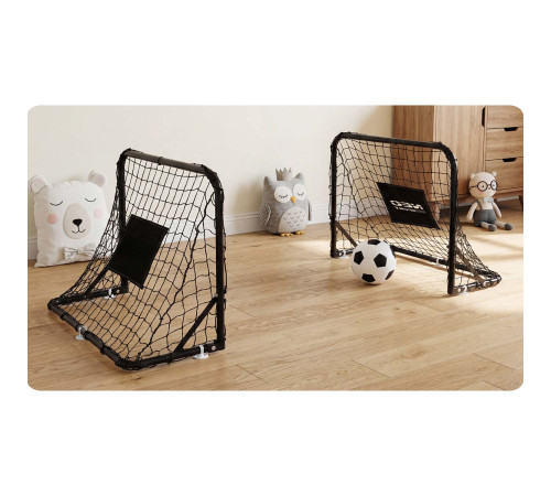 Ворота футбольні Neo‑Sport NS‑486 60 х 45 х 25 см, чорні