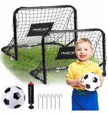 Ворота футбольні Neo‑Sport NS‑486 60 х 45 х 25 см, чорні