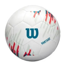 М'яч футбольний NCAA VANTAGE SB розмір 5, біло-червоний
