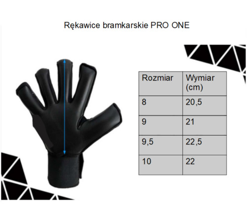 Рукавички воротарські Yakimasport PRO ONE р. 8, чорно-помаранчеві Рукавички воротарські Yakimasport PRO ONE р. 8, чорно-помаранчеві