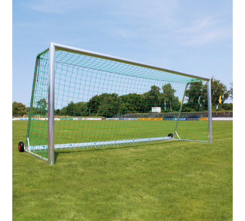 Футбольні цільні ворота з колесами і вагою SPORTPOLAND ECO SAFETY GOAL 5x2 м Футбольні цільні ворота з колесами і вагою SPORTPOLAND ECO SAFETY GOAL 5x2 м