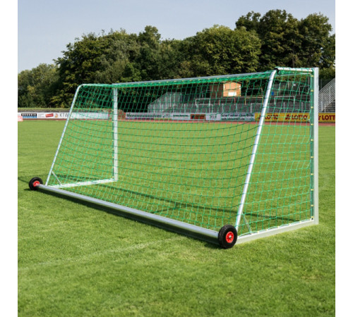 Футбольні цільні ворота з колесами і вагою SPORTPOLAND ECO SAFETY GOAL 5x2 м Футбольні цільні ворота з колесами і вагою SPORTPOLAND ECO SAFETY GOAL 5x2 м