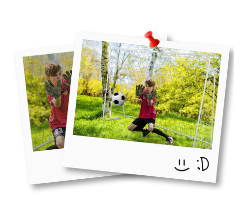 Ворота футбольні Neo‑Sport NS‑492 183 х 122 х 61 см, чорні