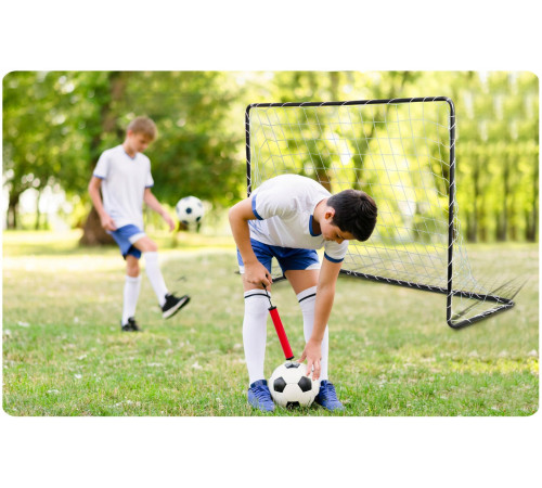Ворота футбольні Neo‑Sport NS‑492 183 х 122 х 61 см, чорні