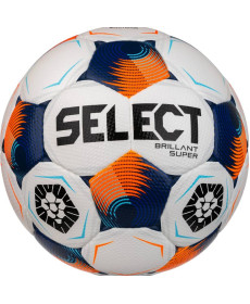 М'яч футбольний SELECT BRILLANT SUPER UKRAINE FIFA розмір 5, біло-синій