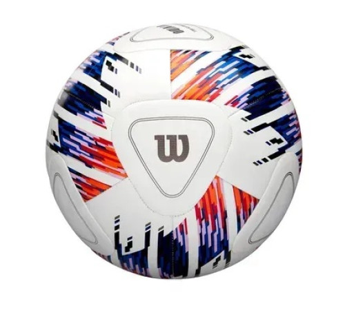 М'яч футбольний Wilson NCAA VIVIDO REPLICA SB розмір 5, біло-синій