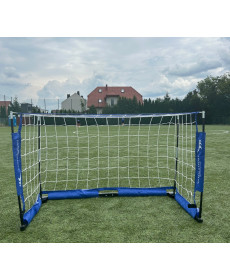Ворота футбольні YakimaSport MINI UNI 120 х 80 см, синьо-білі