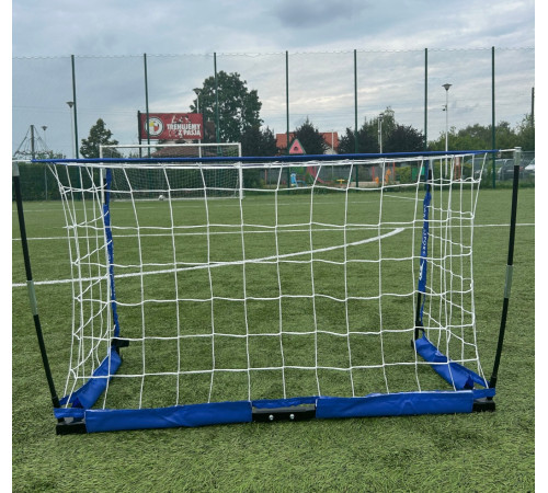 Ворота футбольні YakimaSport MINI UNI 120 х 80 см, синьо-білі Ворота футбольні YakimaSport MINI UNI 120 х 80 см, синьо-білі