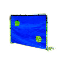 Ворота футбольні MASTER 182 x 122 x 61 см, сіро-сині